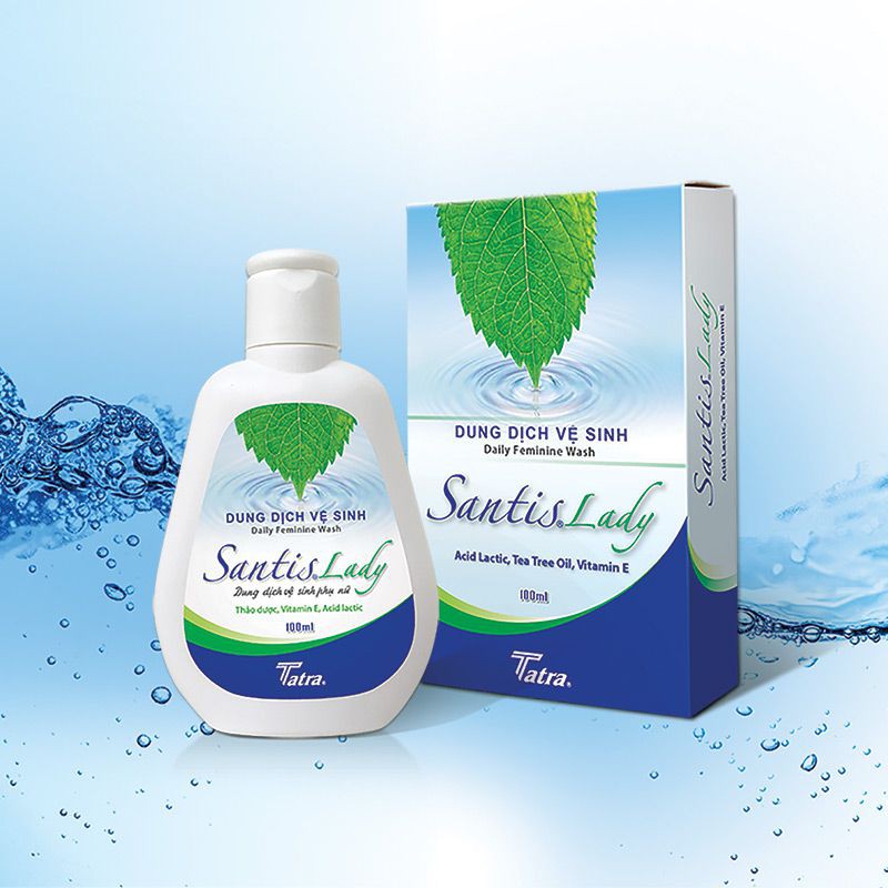 Dung dịch vệ sinh phụ nữ Santis Lady (Chai 100ml)