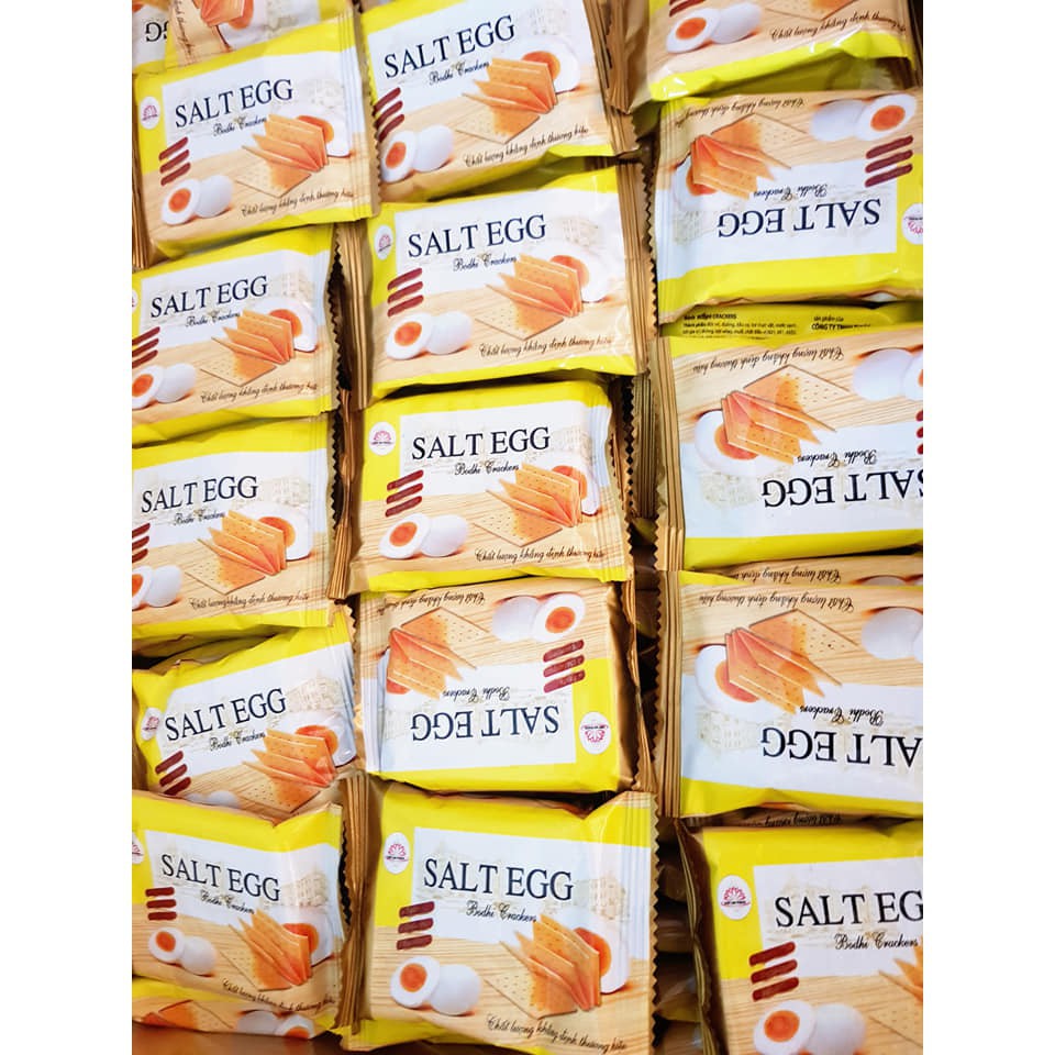 bánh cracker vị trứng muối - cực ngon 500g