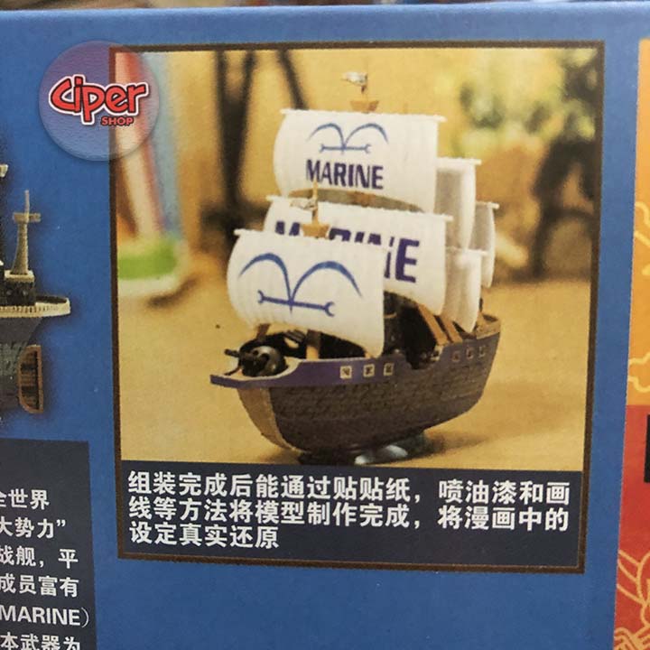 Model Boat Marine Navy one piece Luffy