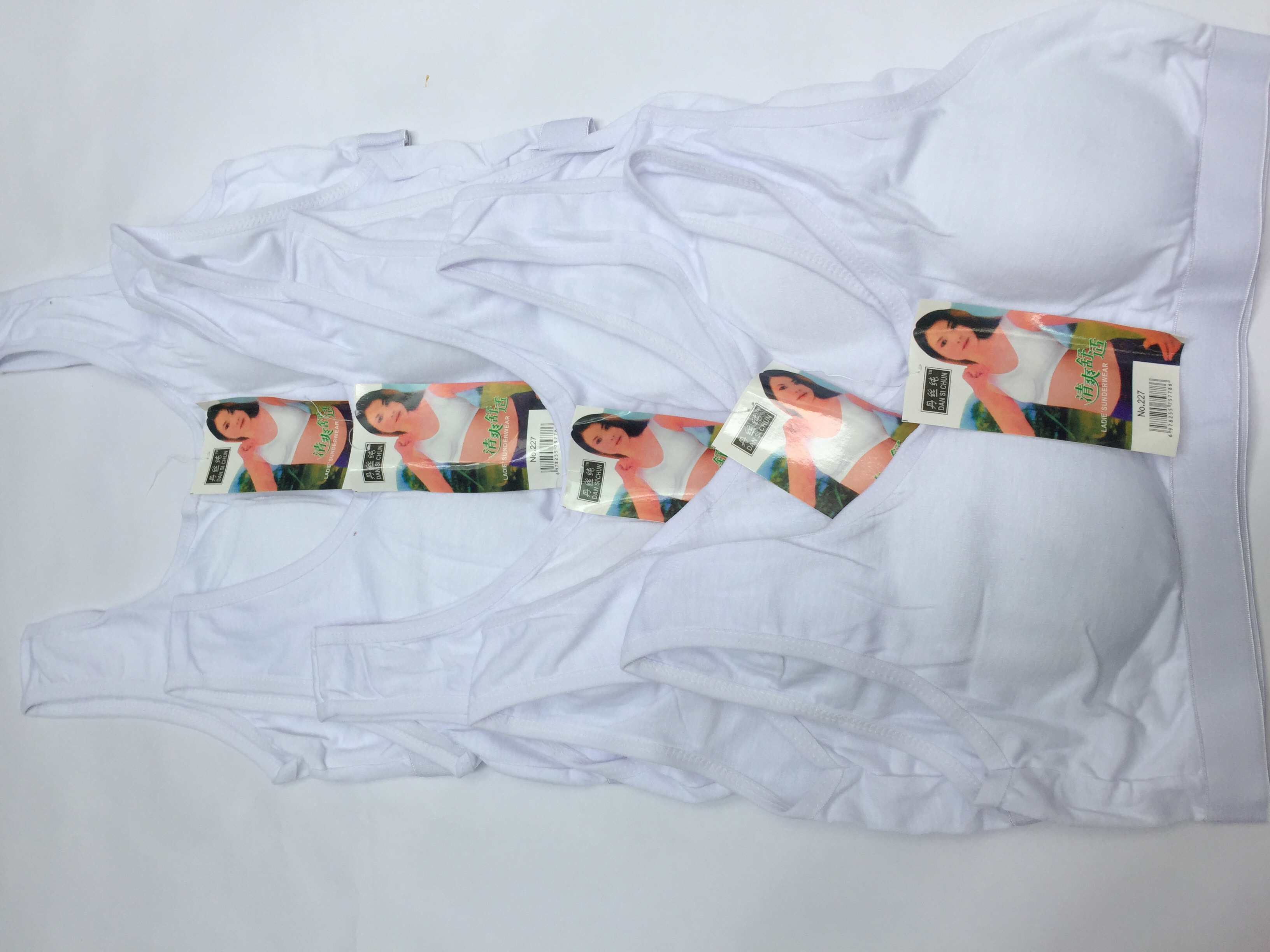 [HCM]Combo 5 áo lá cotton có mút cho nữ (35-48 ky)