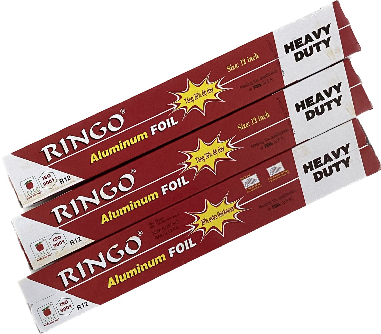 Cuộn Giấy Bạc Nướng Thực Phẩm Ringo R12 size 12 inch