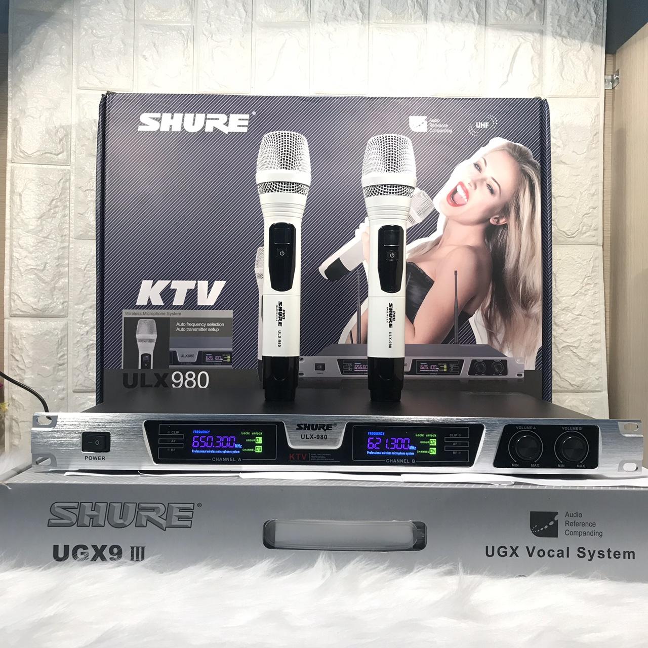 [XẢ KHO GIÁ KHỦNG]Micro Không Dây Shure ULX980