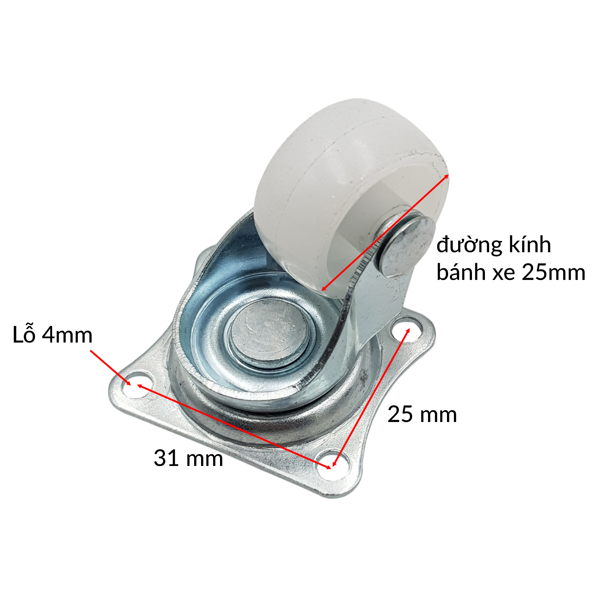 4 Bánh xe đa hướng