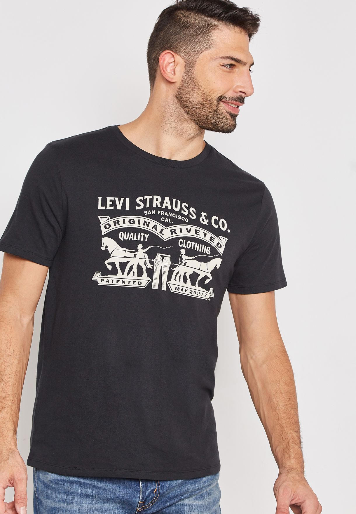 [HCM]Áo Thun Levis Two Horse Graphic T-Shirt