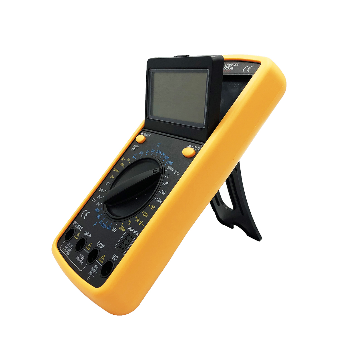 Đồng hồ vạn năng điện tử màn hình LCD Digtital DT-9205A chính hãng, chuyên đo điện trở dòng điện một chiều xoay chiều