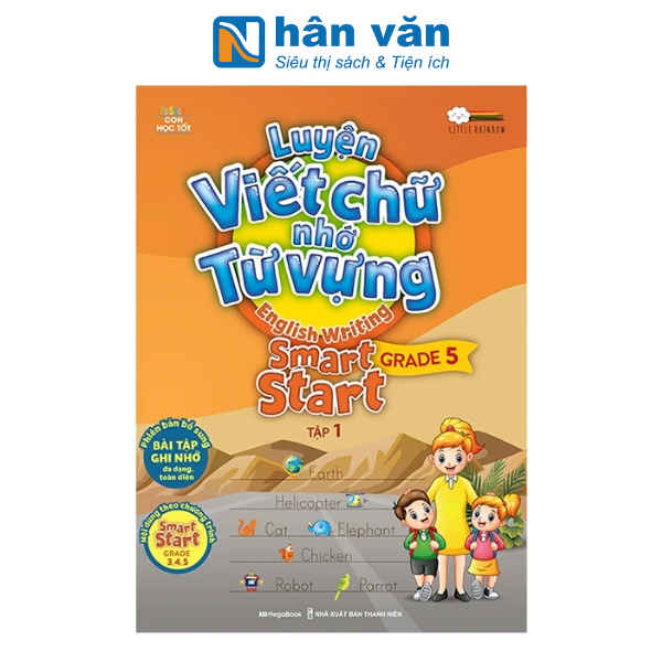 Sách - Luyện Viết Chữ Nhớ Từ Vựng - English Writing Smart Start Grade 5 - Tập