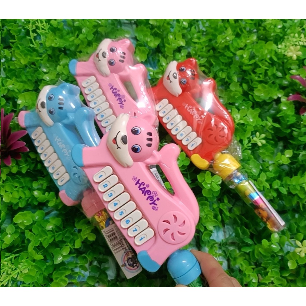 kẹo đồ chơi cây đàn piano phát nhạc