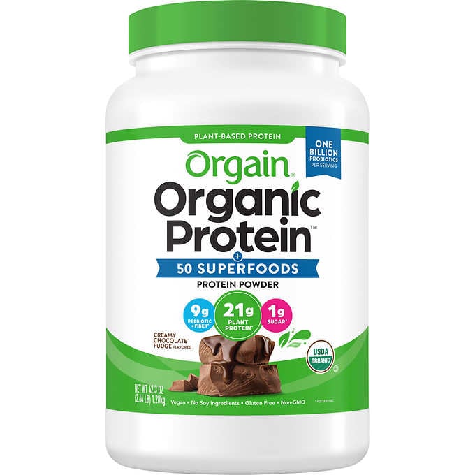 Orgain Plant-Based Protein Shake, Chocolate, 11 Fl Oz, 18