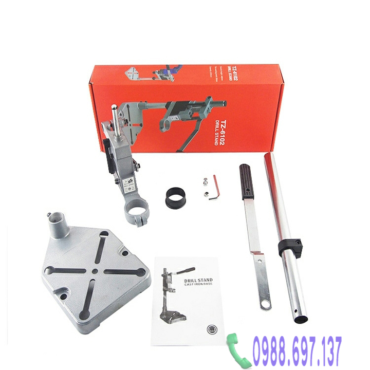 khung máy khoan TZ6102 có đế kẹp ê tô