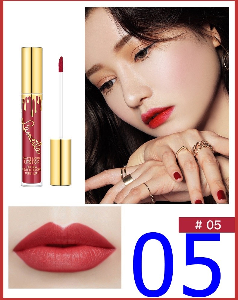 Son Kem lì Chính Hãng Lameila 763 nội địa lipstick lâu trôi chính hãng nội địa