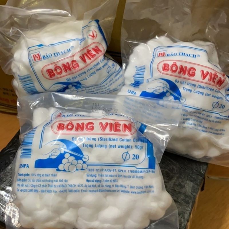 Gòn viên 50g bảo thạch