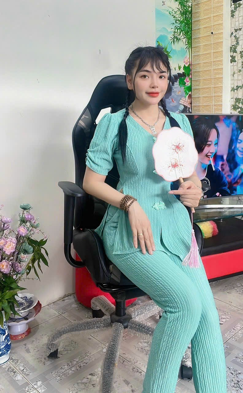 SÉT BỘ THUN XỐP TAY LỠ DỄ THƯƠNG.TX01