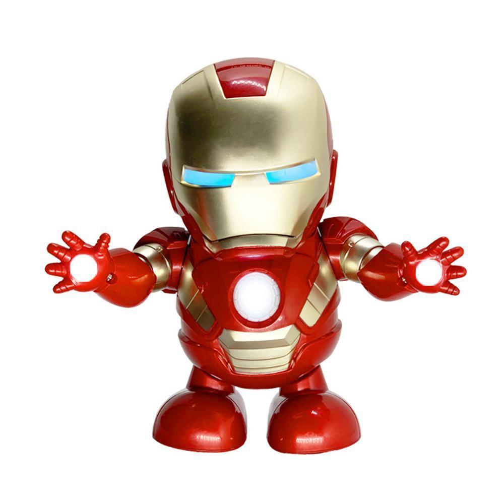 Đồ Chơi Robot Iron Man Nhảy Múa Có Đèn