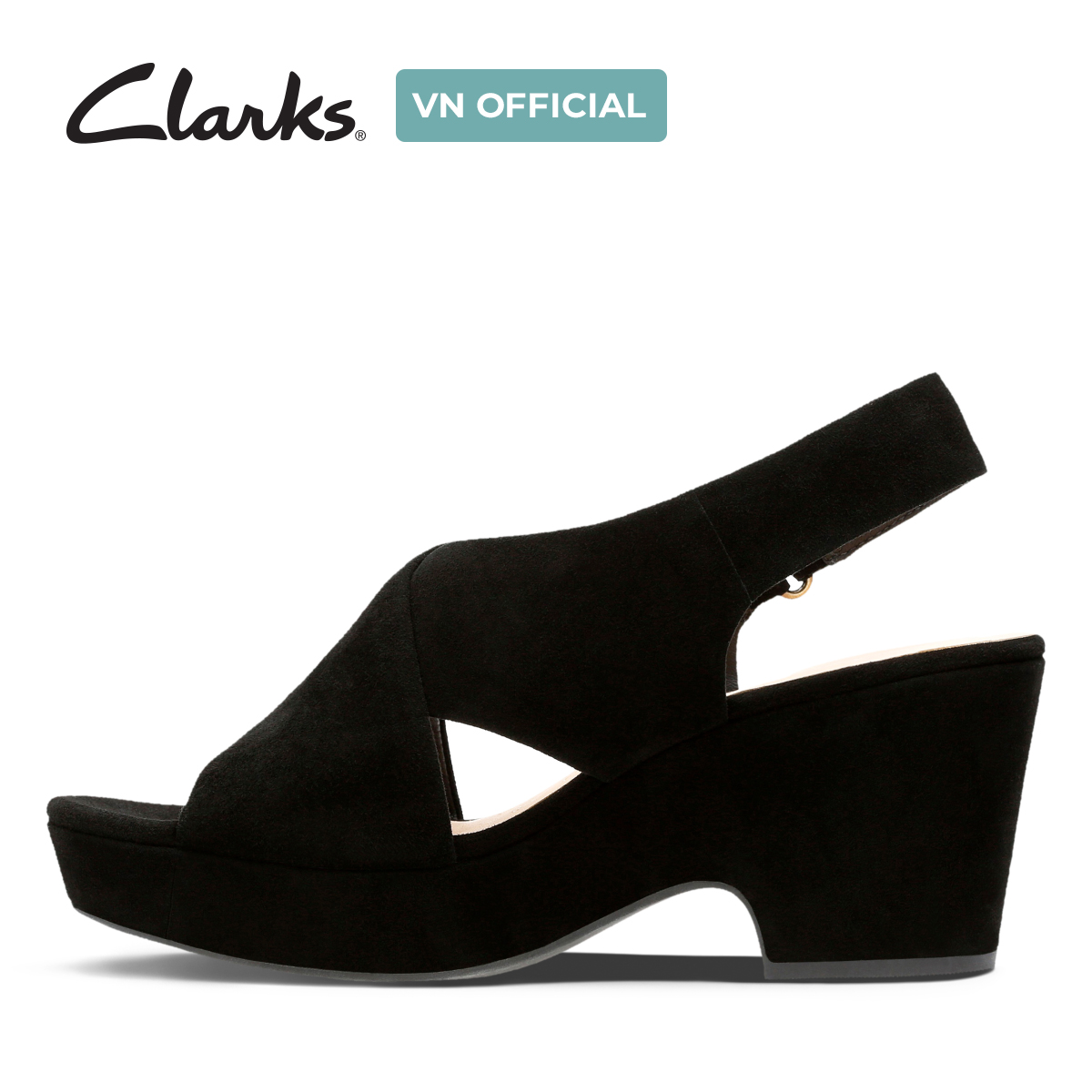 Giày Sandal Đế Xuồng Da Nữ Clarks - Maritsa Lara