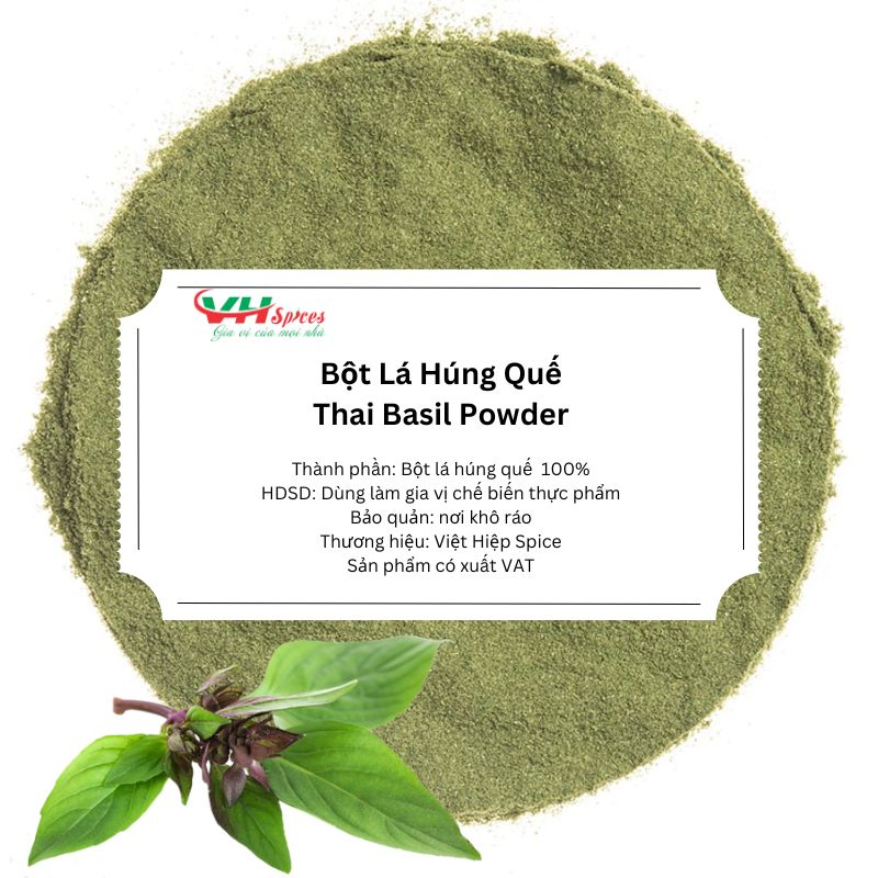 Bột Lá Húng Quế TA(Thai Basil Powder) Việt Hiệp