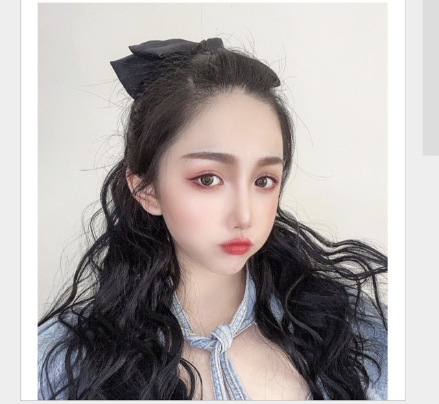 Tóc giả cột xù dợn đính kèm nơ tóc 😍😍FREESHIP❤️❤️