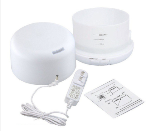 máy phun tinh dầu Máy Khuếch Tán Tinh Dầu Trụ 300ml Cao Cấp Aroma Diffuser
