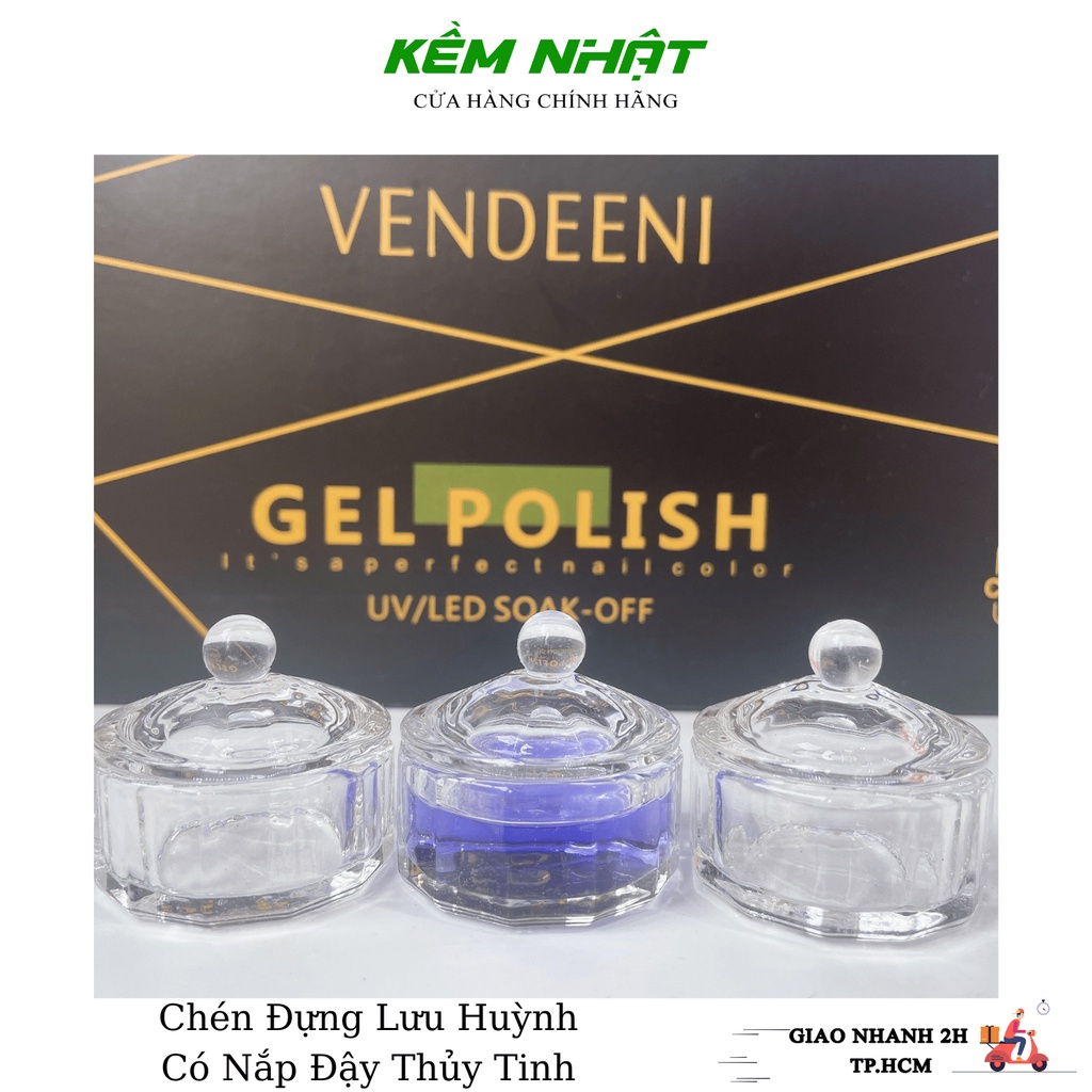 Hủ đựng lưu huỳnh đắp bột móng - dụng cụ chuyên dụng ngành nail