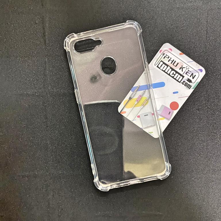 Ốp lưng oppo a5s - a7 - a12 - f9 - realme 2 pro dẻo trong suốt chống sốc