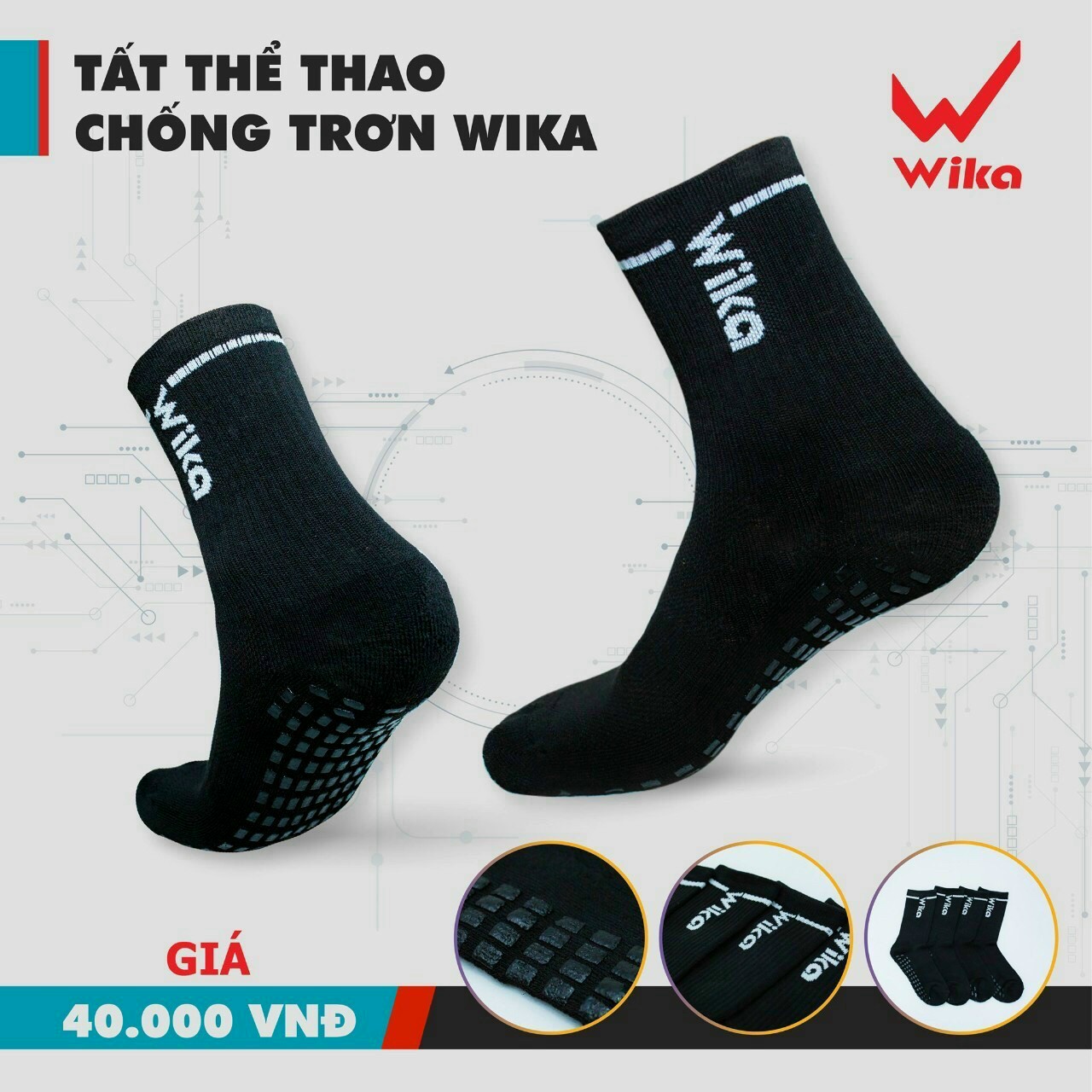 Tất Đá Bóng Phủi VNXK Cao cấp - chống trơn
