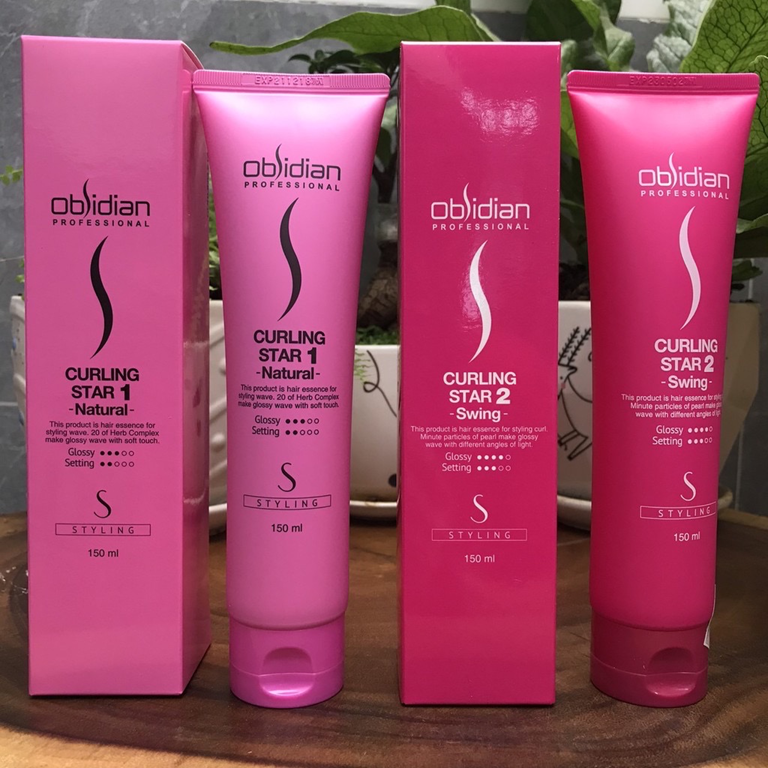 Gel tạo kiểu Obsidian Curling Star 1 150ml Natural