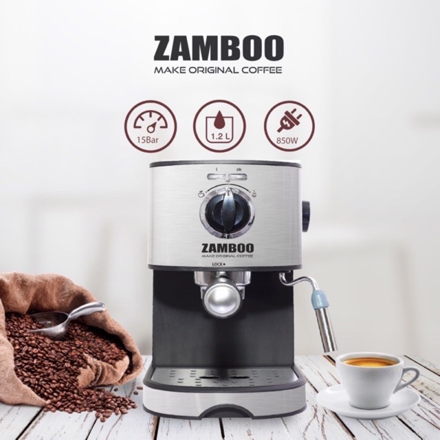 Máy pha cà phê espresso zamboo zb-86cf