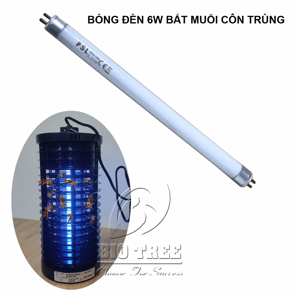 Bóng đèn 6W-22,5cm cho đèn bắt muỗi bẫy côn trùng