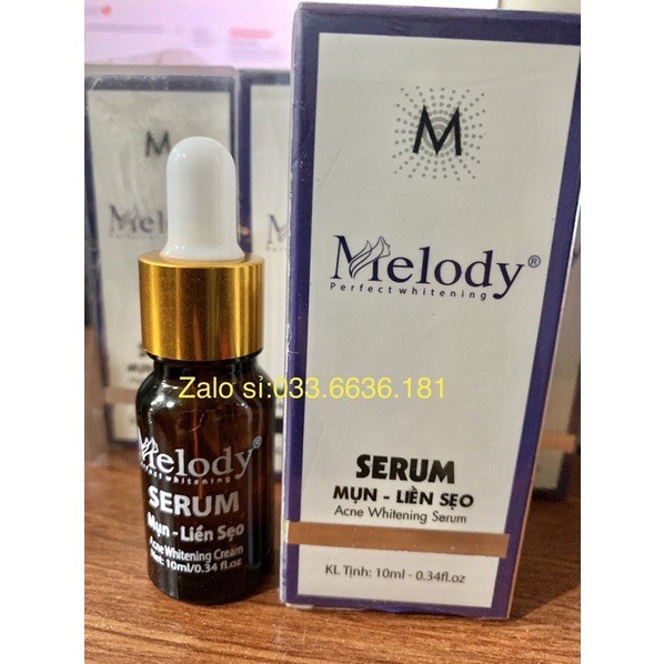 serum melody hết nám-mụn-trắng da chai 10ml (chính hãng)