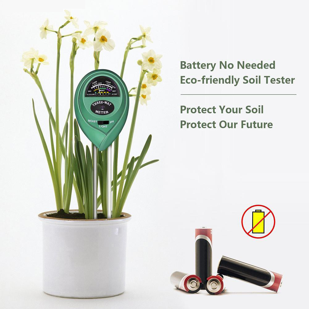 Máy đo đất, thiết bị đo PH đất 4-1 (PH, độ ẩm, ánh sáng, nhiệt độ) máy đo đất chính xác cao