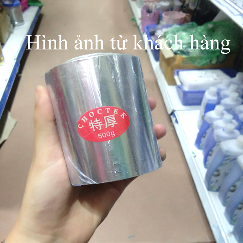 [HCM]Cuộn giấy bạc ủ phá móng 500gr - Giấy bạc ủ phá gel/bột chuyên dụng