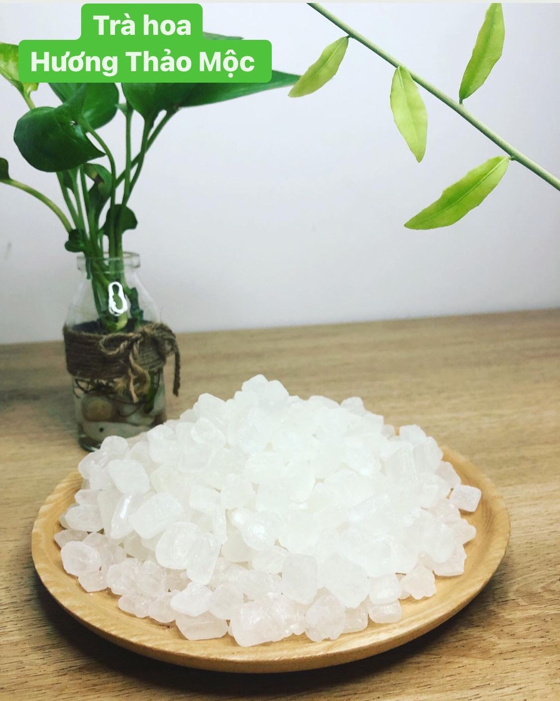 Đường Phèn Viên trắng Uống Trà 80g (Quảng Ngãi)