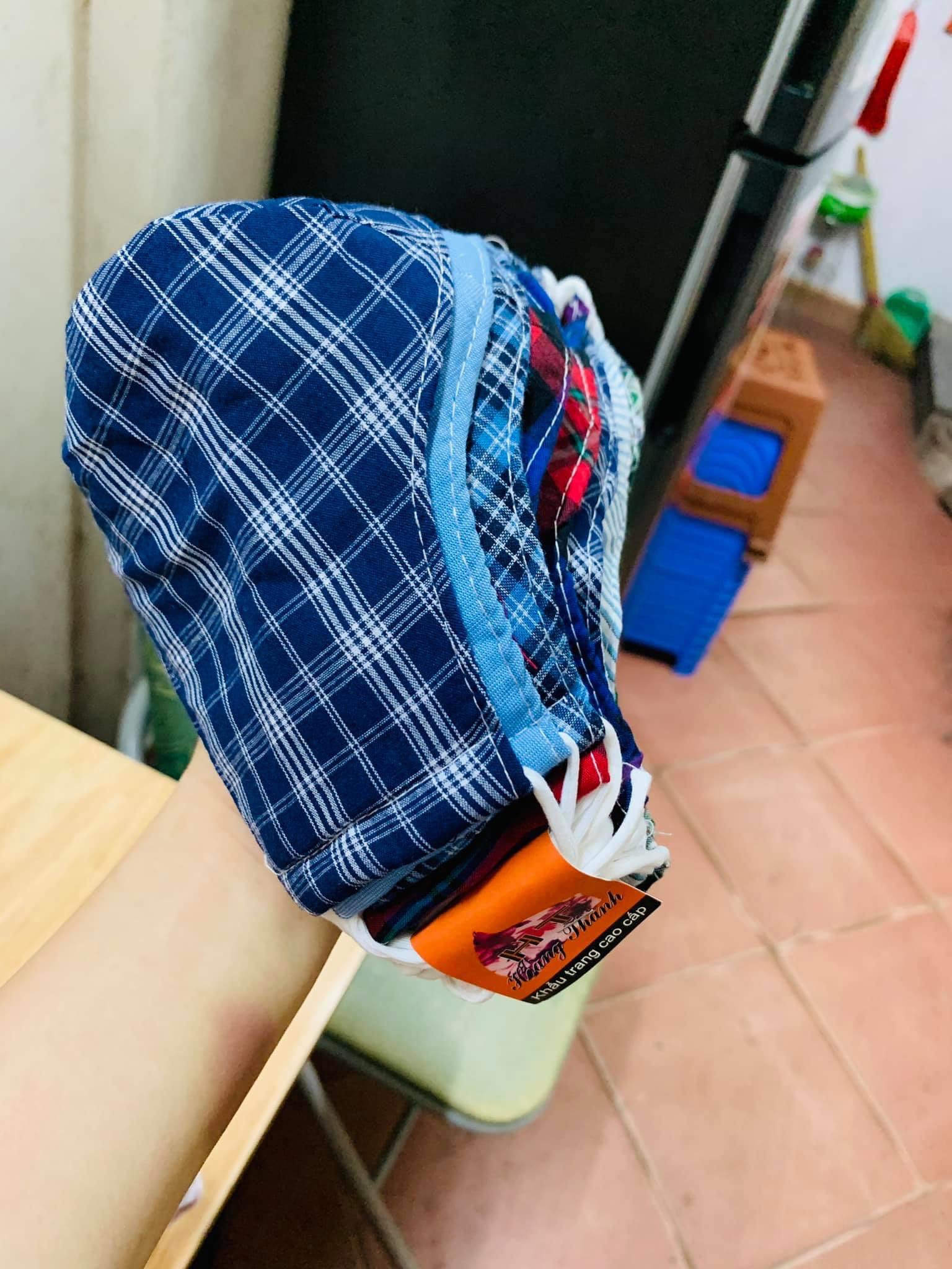 Combo 10 chiếc khẩu trang vải 3 lớp