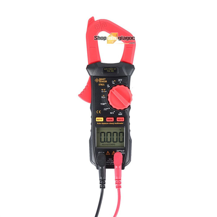 [TẶNG KÈM PIN] - Ampe kìm AC Smart Sensor ST821