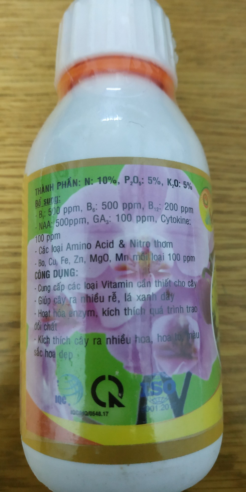 Phân bón NPK  Vitamin 3B - B1+B6+B12 - chai 100 ml
