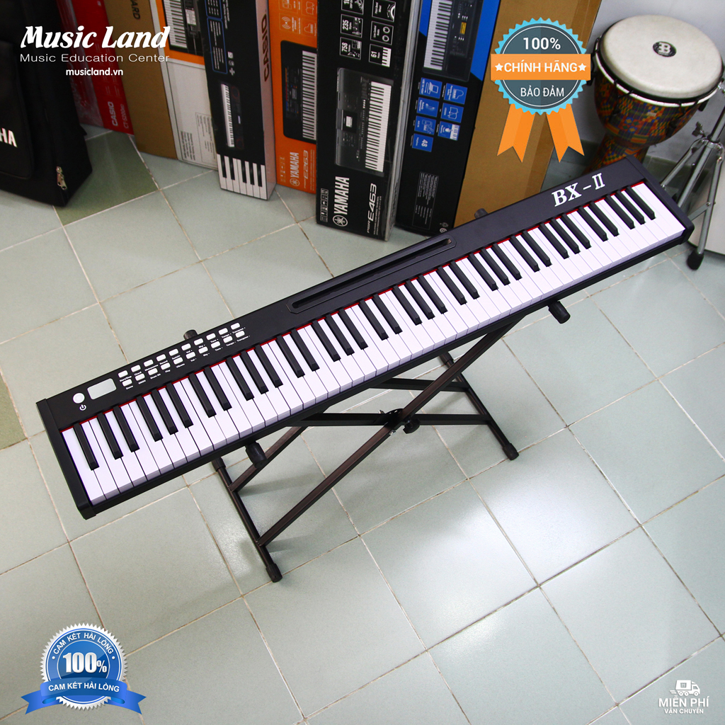 Đàn Piano Điện âm sắc rõ ràng vang tốt trọng lượng nhẹ và dễ sử dụng cho