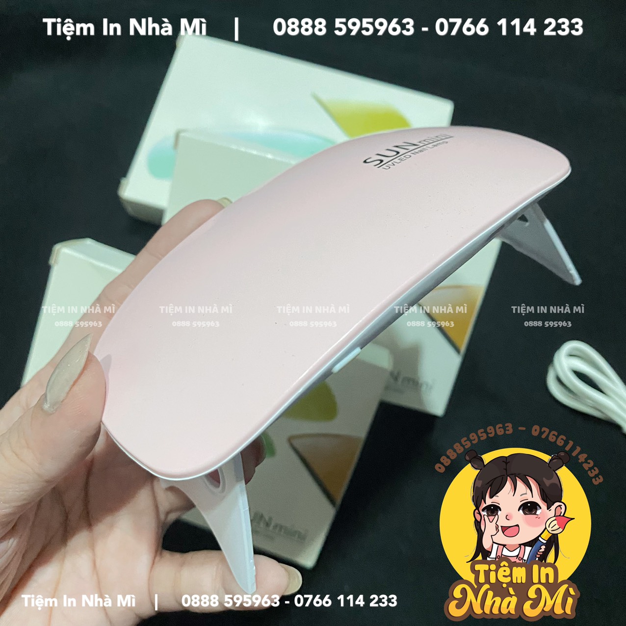 Máy hơ gel mini - Sun mini