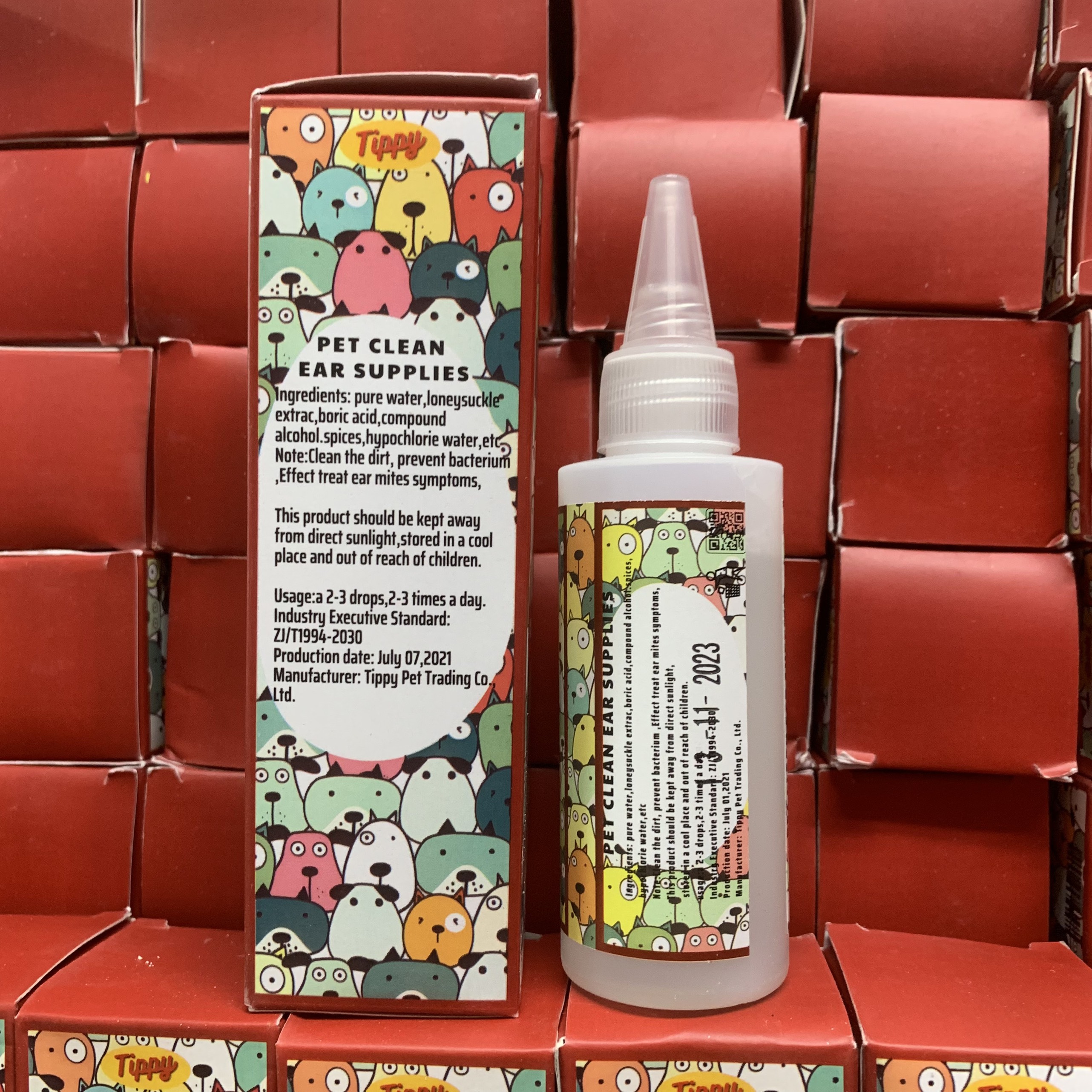 DUNG DỊCH VỆ SINH TAI CHO CHÓ MÈO 60ML