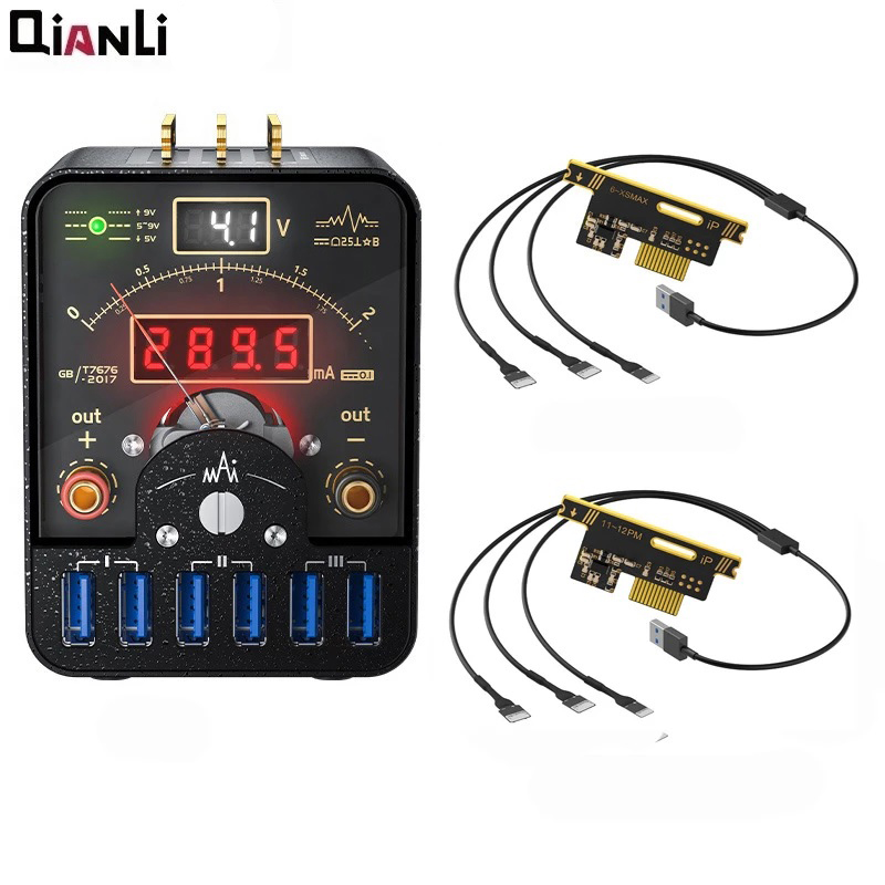 Đồng hồ đo kiểm tra /máy cấp nguồn dc qianli lt1 cho ip 6-12 pro max
