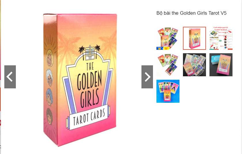 Bộ bài the Golden Girls Tarot V5