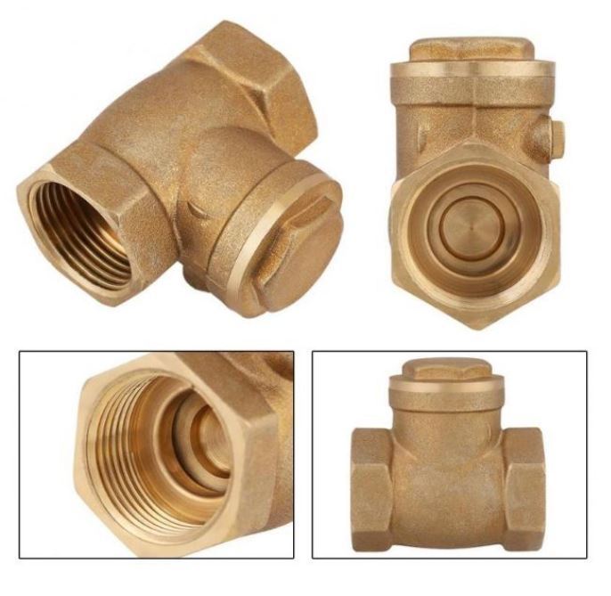 Van 1 Chiều Đồng Lá Lật DN15 DN20 DN25 Minh Hòa