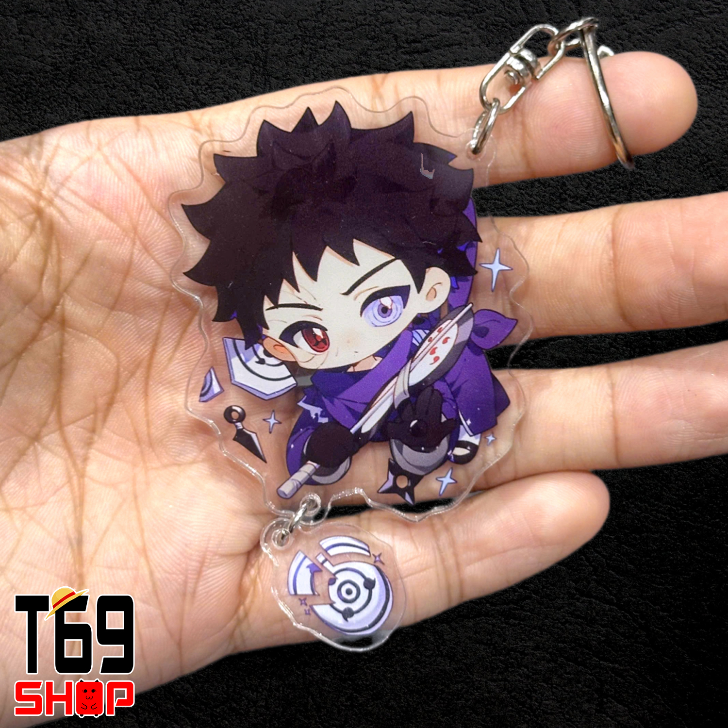 Móc khóa mica anime Naruto - Cute ver (Loại cao cấp - Hình in ép giữa 2 mặt mica) [T69 Shop]