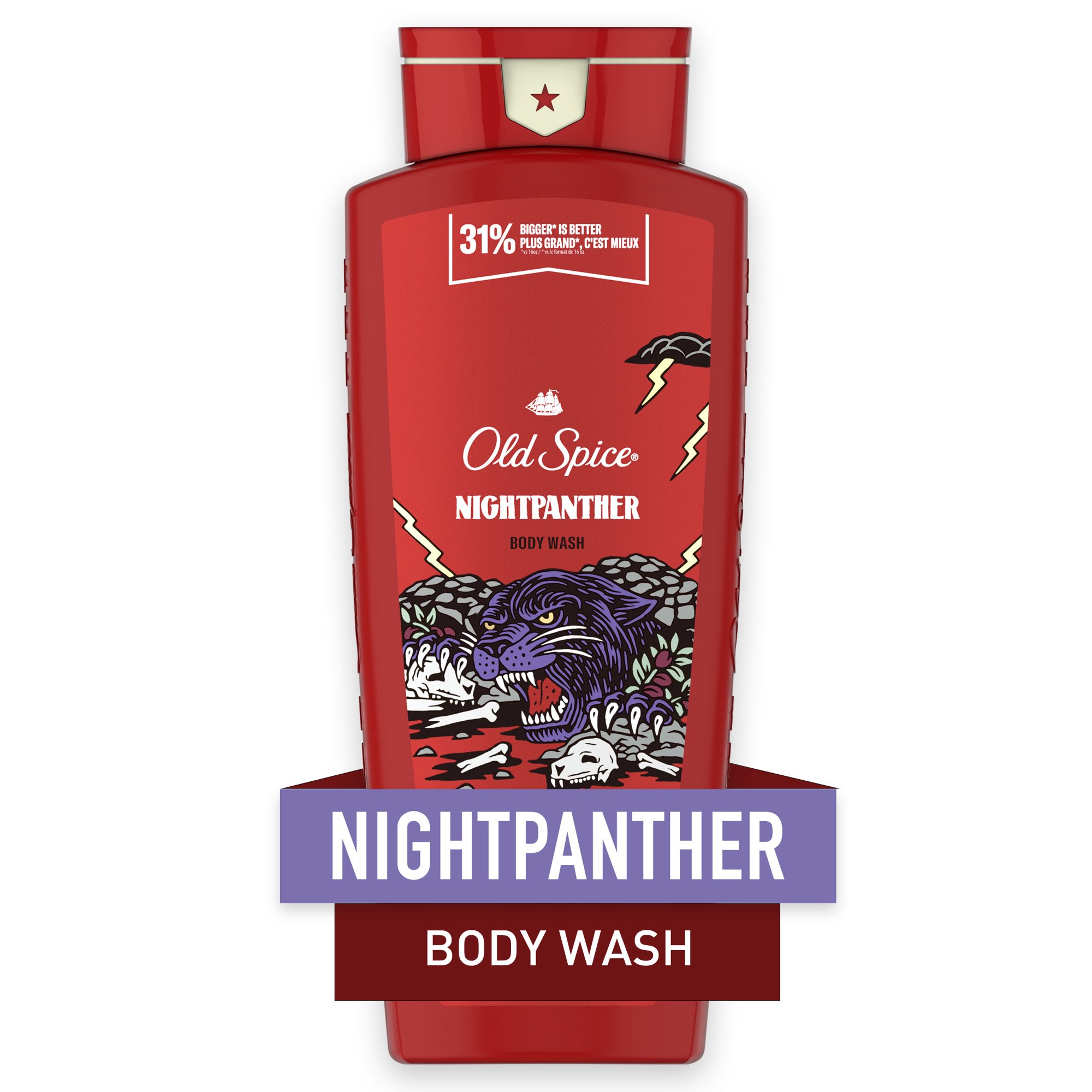 Sữa Tắm Old Spice Night Panther 621ML