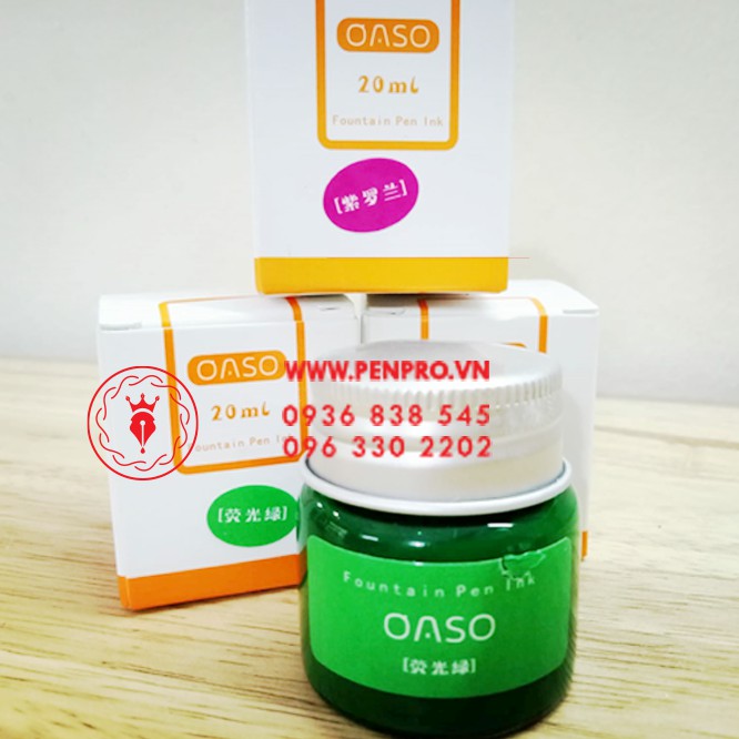 Mực Oaso 20Ml,Mực Nhật Cao Cấp,Mưc Bút Máy - Penpro