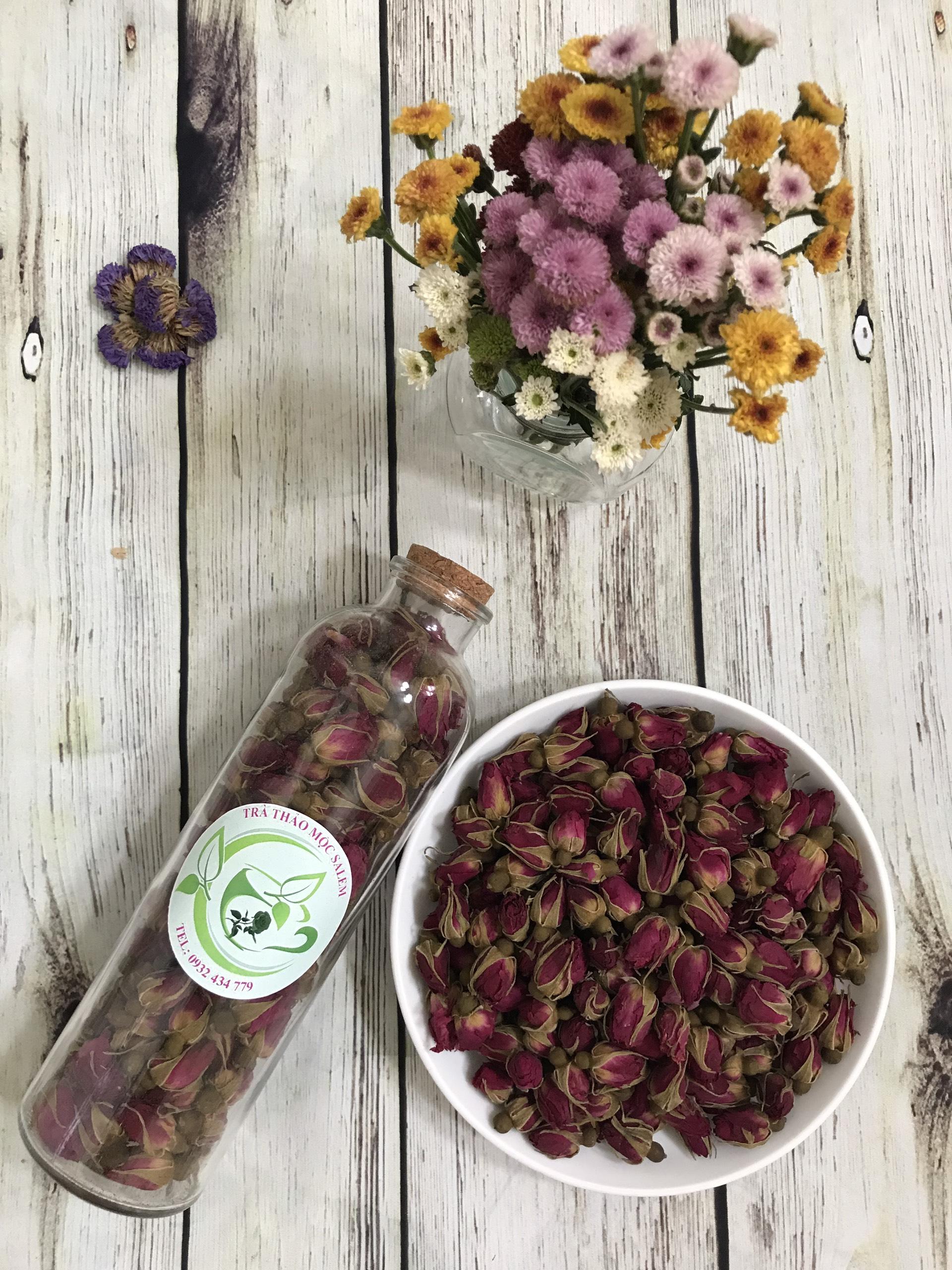 [HCM]Trà nụ hoa hồng Salem 100g