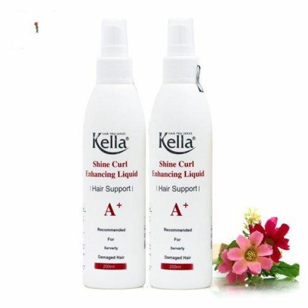 Combo 2 sữa dinh dưỡng cho tóc uốn xoăn Kella Shine Curl 200ml cao cấp
