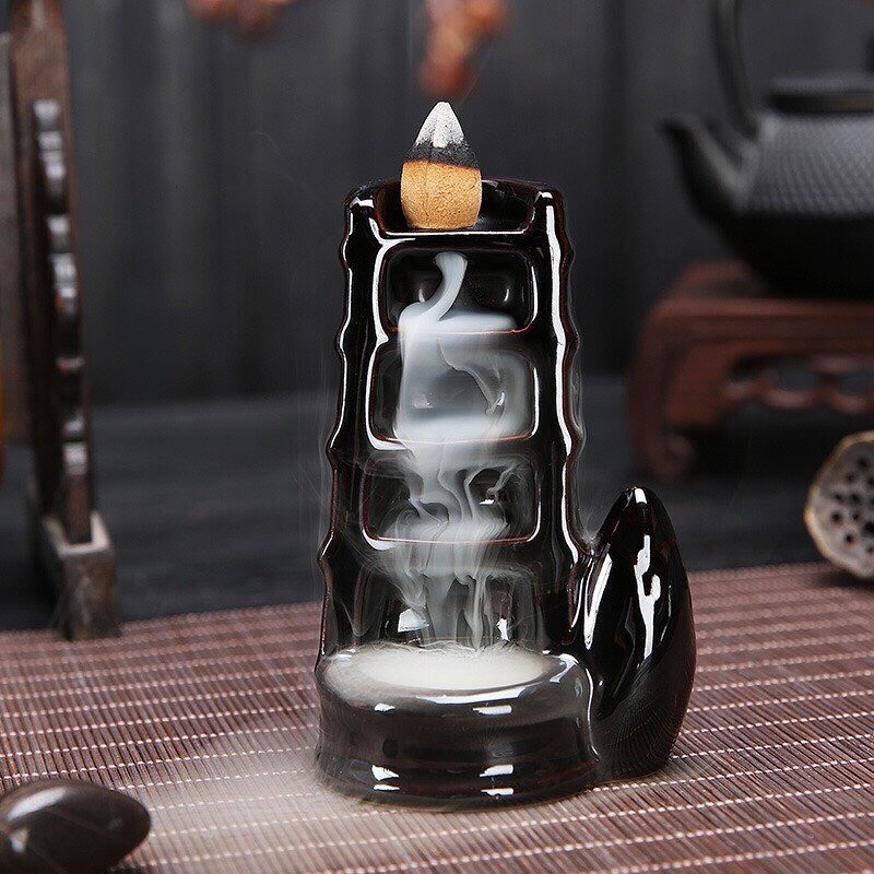 (Chọn mẫu) Thác khói trầm hương phong thủy - thác khói chảy ngược bền - đẹp