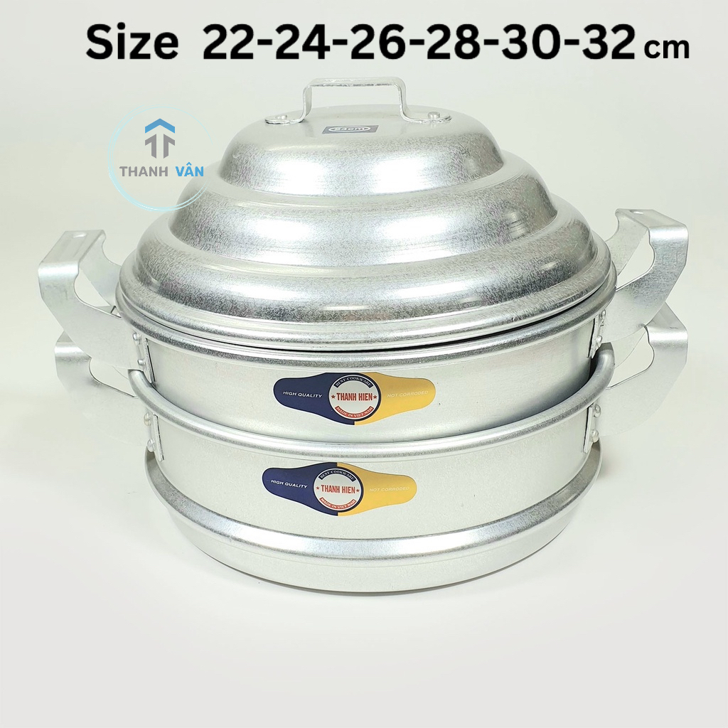 Bộ nồi xửng hấp xôi nhôm