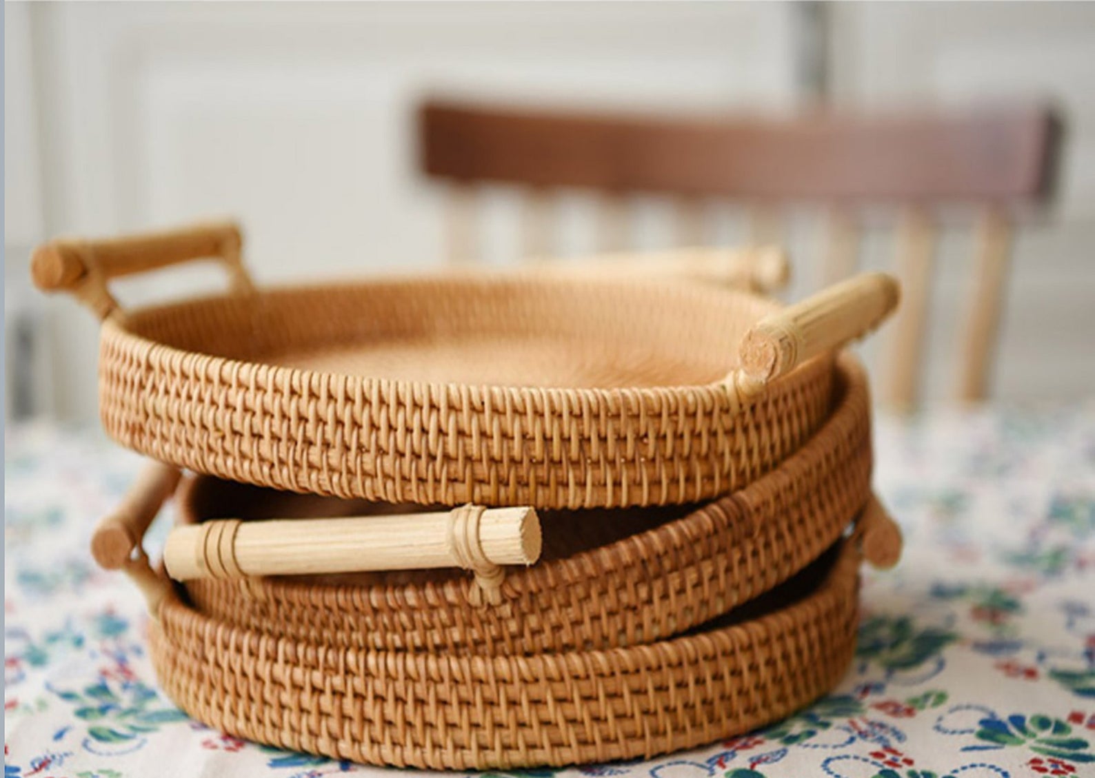 Khay mây tre Decor Handmade giá xưởng