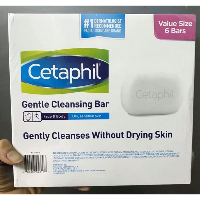 CETAPHIL GENTLE CLAENSING Xà Phòng 127g (Mỹ)