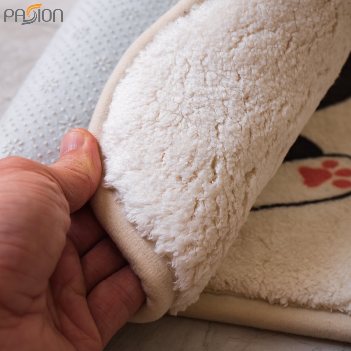 [HCM]Thảm Lau Chân Cotton Len Cừu Hoạt Hình